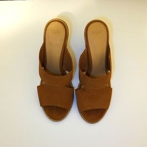 UGG Chestnut Celia Suede Straps Women Sandals